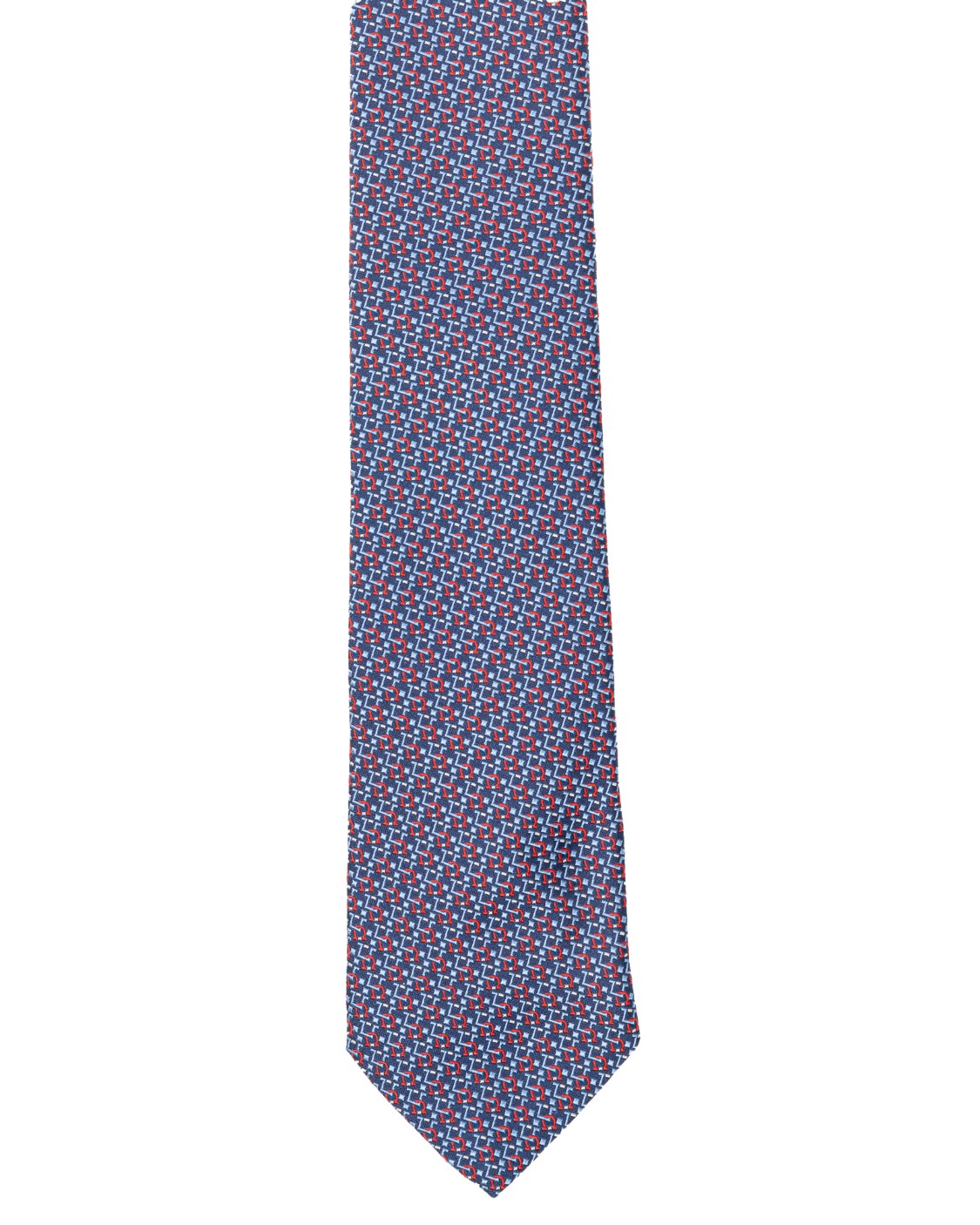 shop SALVATORE FERRAGAMO  Cravatta: Salvatore Ferragamo cravatta in seta jacquard con stampa Gancini proposta in chiave geometrica, rotonda e squadrata.
Composizione: 100% seta.
Made in Italy.. 350724 4PALMI7J-003754528 number 2356592
